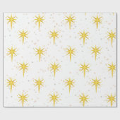 kerstster cadeaupapier (Vlak)