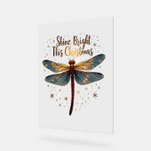 Kerstster Dragonfly Acryl Bord (Hoek)