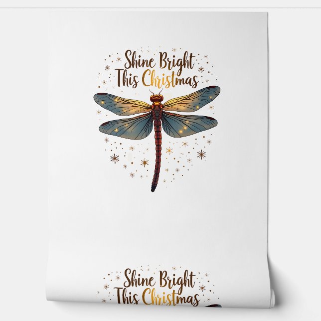 Kerstster Dragonfly Behang (Afrollen)