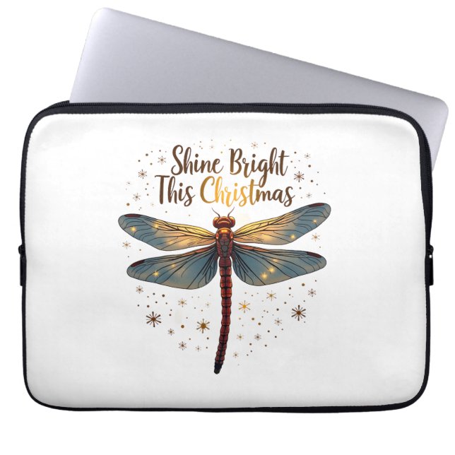 Kerstster Dragonfly Laptop Sleeve (Voorkant)