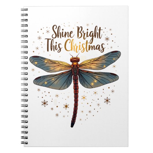 Kerstster Dragonfly Notitieboek (Voorkant)