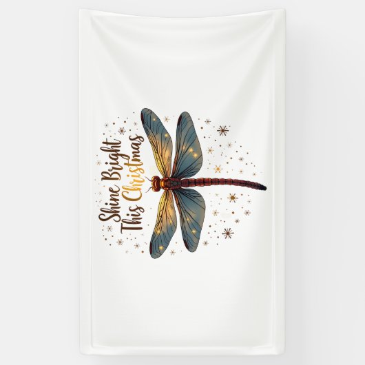 Kerstster Dragonfly Spandoek (Verticaal)