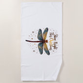 Kerstster Dragonfly Strandlaken (Voorkant)