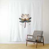 Kerstster Dragonfly Wandkleed (In situ)