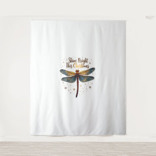Kerstster Dragonfly Wandkleed