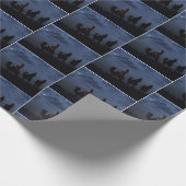 Kerstster en Wiseman Cadeaupapier (Hoek)