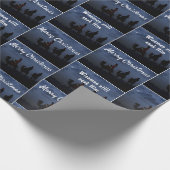 Kerstster en Wiseman Wrapping Paper Cadeaupapier (Hoek)