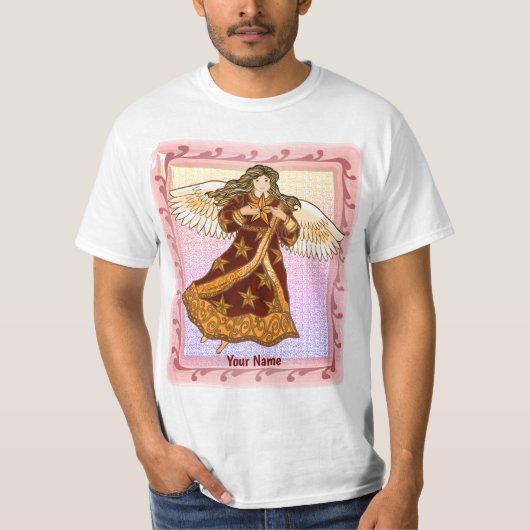 Kerstster Engel T-shirt (Voorkant)