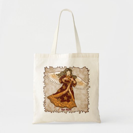 Kerstster engel  tote bag (Voorkant)
