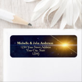 kerstster etiket (Insitu)