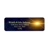 kerstster etiket (Voorkant)