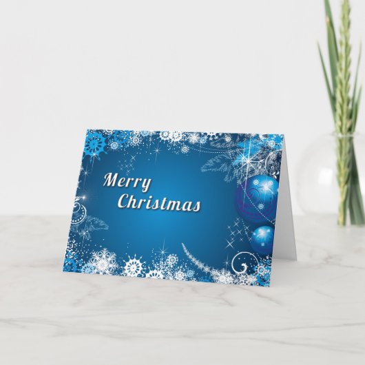 Kerstster Feestdagen Kaart (Voorkant)