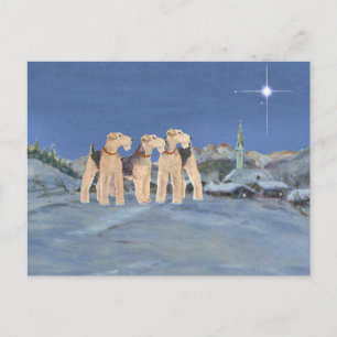 Kerstster Feestdagenkaart