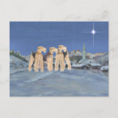 kerstster feestdagenkaart (Voorkant)