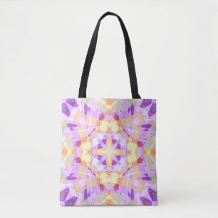 Kerstster Feestelijke Paarse Goud Geel Tote Bag