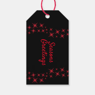 kerstster Flourish Cadeaulabel