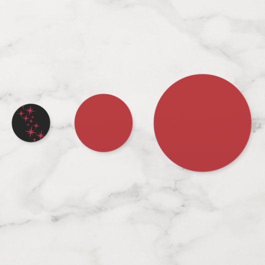 kerstster Flourish Confetti (Achterkanten)