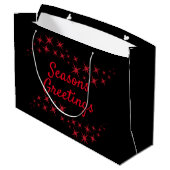 kerstster Flourish Groot Cadeauzakje (Achterkant Gekanteld)