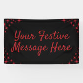 kerstster Flourish Spandoek (Horizontaal)