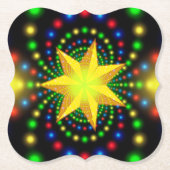 Kerstster Fractal Design-29440 Kartonnen Onderzetters (Voorkant)