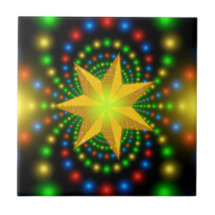 Kerstster Fractal Design-29440 Tegeltje