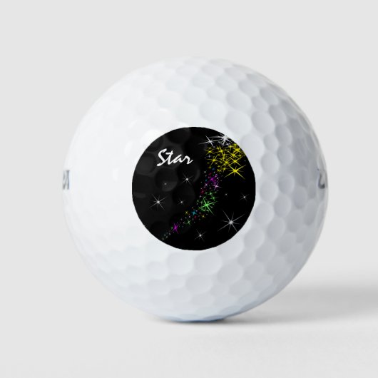kerstster golfballen (Voorkant)