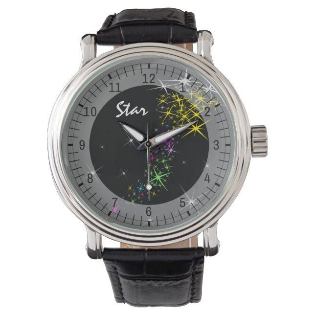 kerstster horloge (Voorkant)