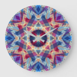 Kerstster Jolly Blue Fun Paarse Heldergeel Grote Klok