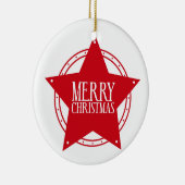 Kerstster Keramisch Ornament (Rechts)