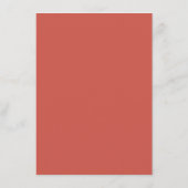 Kerstster Kerstdiner Bruiloft 4.5" x 6.25" Menu (Achterkant)