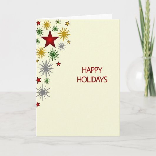 Kerstster Kerstkaart Kaart (Voorkant)