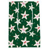 Kerstster Kerstpatroon van Gemberkoek Medium Cadeauzakje (Achterkant)