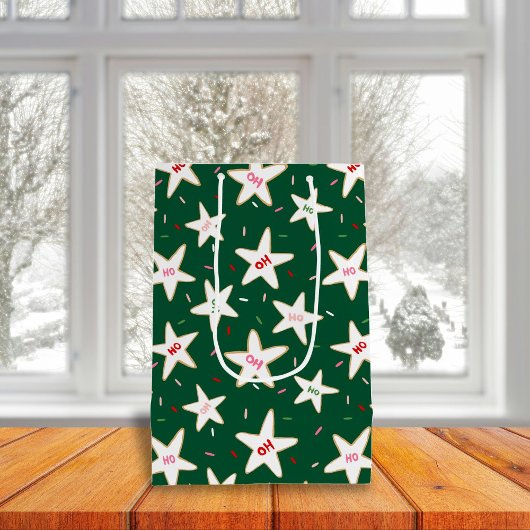 Kerstster Kerstpatroon van Gemberkoek Medium Cadeauzakje