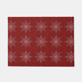 Kerstster Kruissteekpatroon Deurmat