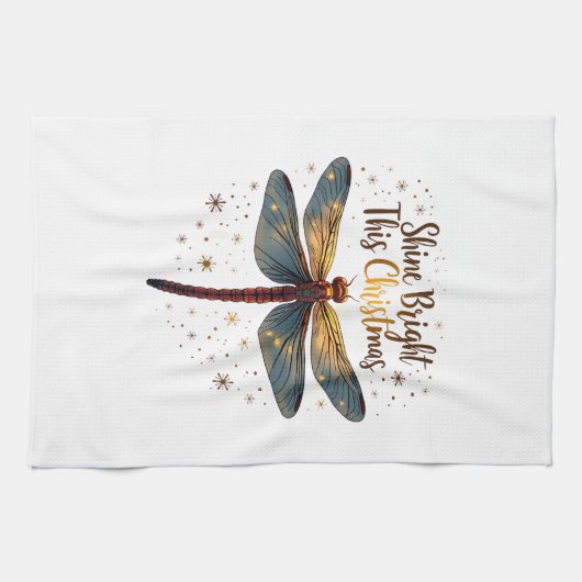 Kerstster Libel Theedoek (Horizontaal)