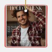 Kerstster magazinecover stijl Ornament (Achterkant)