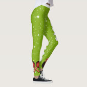 Kerstster Marac en Cuatro (bewerkbaar) Leggings (Rechts)