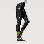 Kerstster Marac en Cuatro (bewerkbaar) Leggings (Rechts)