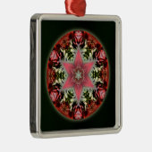 kerstster metalen ornament (Rechts)