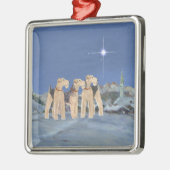 kerstster metalen ornament (Links)