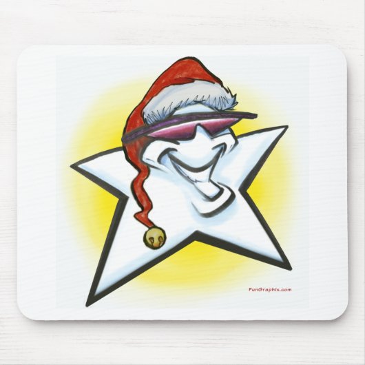 kerstster muismat (Voorkant)