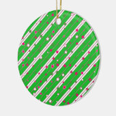 Kerstster ontwerp keramisch ornament (Links)