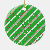 Kerstster ontwerp keramisch ornament (Achterkant)