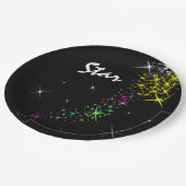 kerstster papieren bordje (Gekanteld)