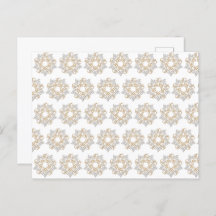 Kerstster Patroon Goud Zilver Kalligrafie Art