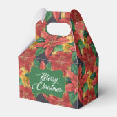 Kerstster Poinsettia Favor Box Bedankdoosjes (Voorkant Zijde)