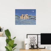 Kerstster Poster (Thuiskantoor)