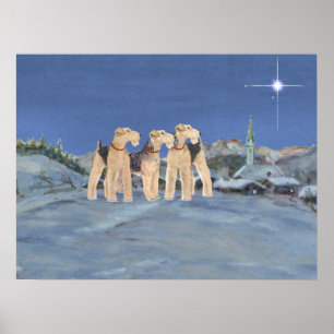 Kerstster Poster