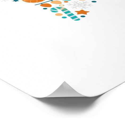 kerstster poster (Hoek)