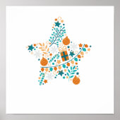 kerstster poster (Voorkant)